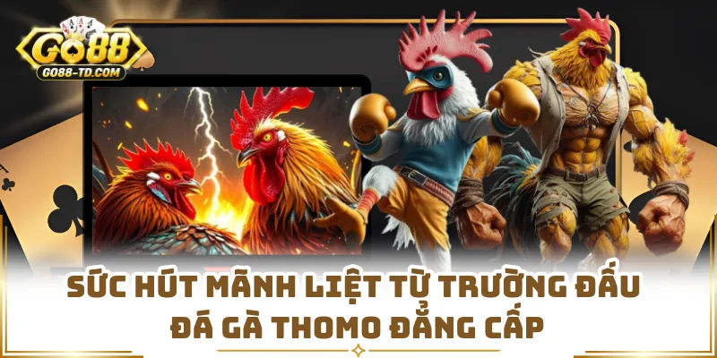 Sức Hút Mãnh Liệt Từ Trường Đấu Đá Gà Thomo Đẳng Cấp